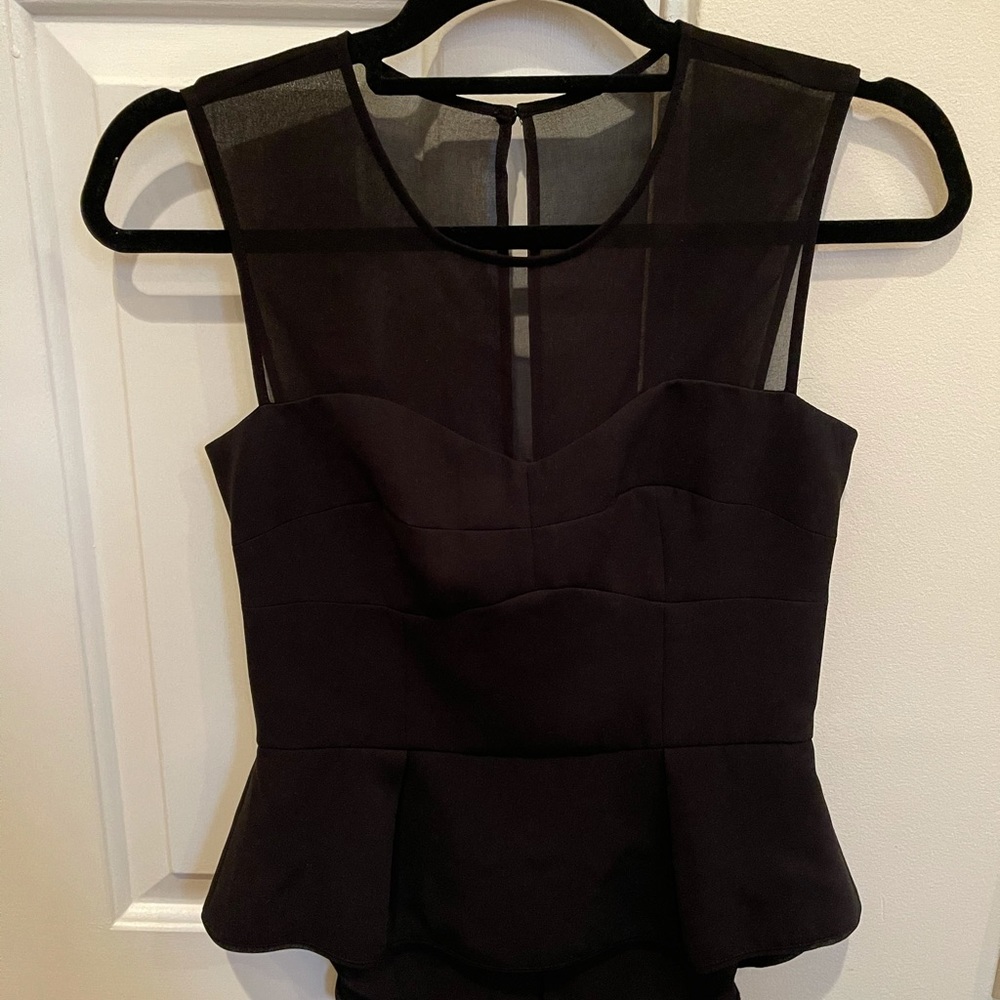 BCBG Bustier Illusion Top